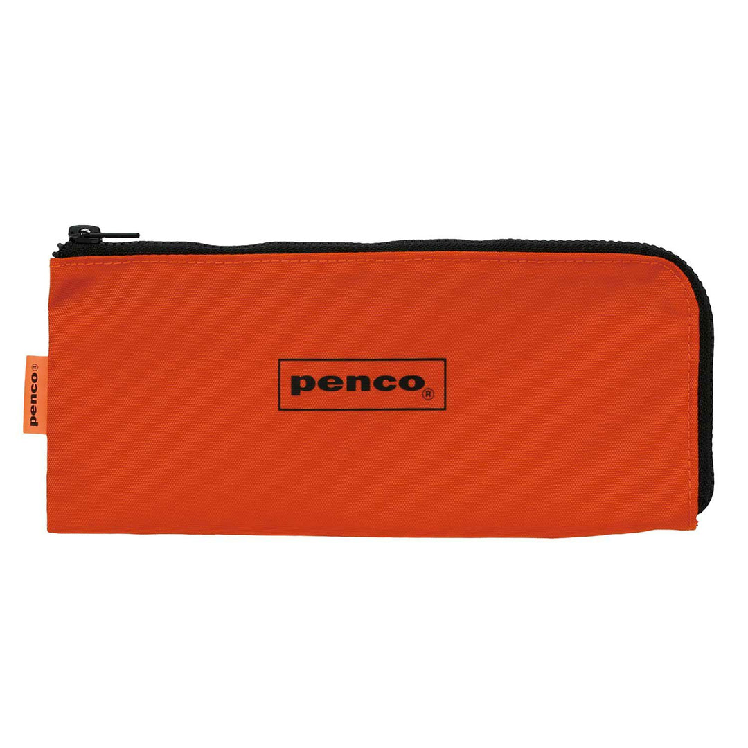 Penco Flat Pencil Case - Orange — capped