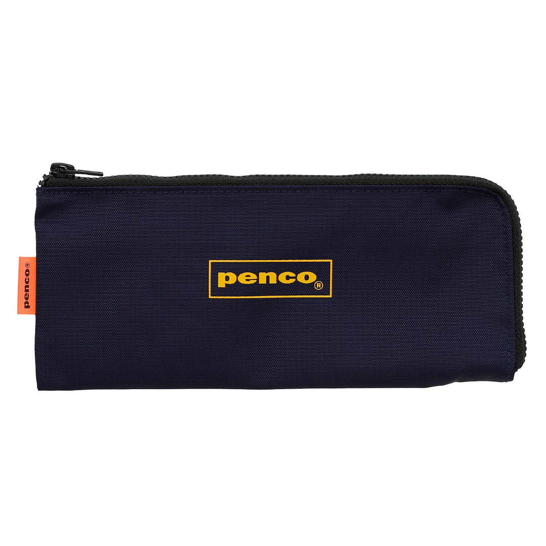 Penco Flat Pencil Case in Navy — Hightide pencil — quality graphite writing pencil, at Cityluxe Singapore