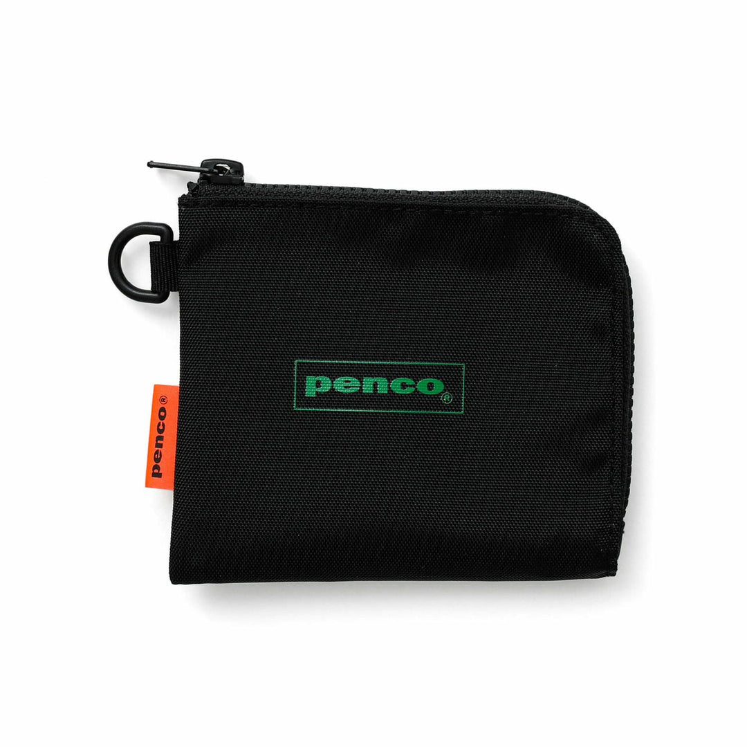 Penco L-Zip Purse in Black — Hightide coin purses — premium stationery and lifestyle, at Cityluxe Singapore