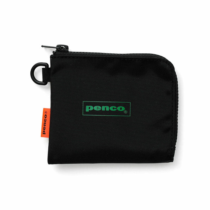 Penco L-Zip Purse in Black — Hightide coin purses — premium stationery and lifestyle, at Cityluxe Singapore