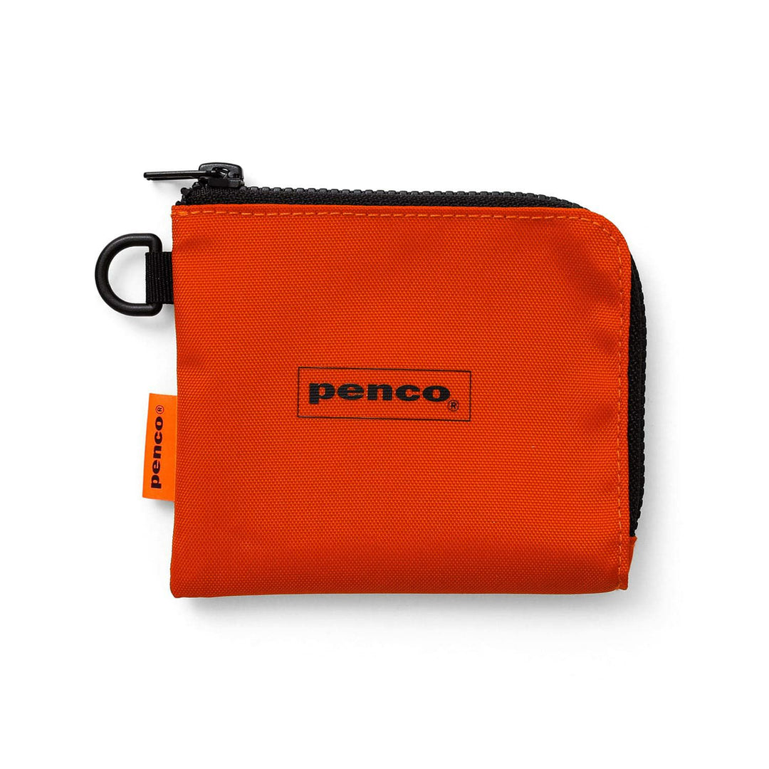 Penco L-Zip Purse - Orange — front view