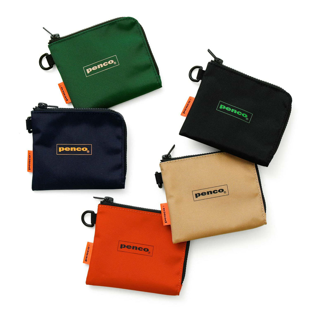 Penco L-Zip Purse - Orange — with packaging