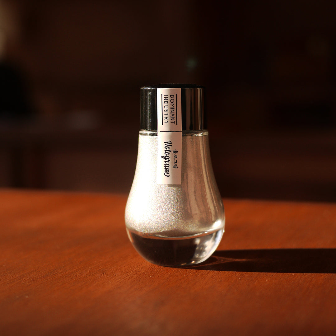 Dominant Industry Mirror 25ml Ink Bottle (for Dip Pen)-Hologram — Dominant Industry fountain pen ink — premium bottled ink for writing, at Cityluxe Singapore