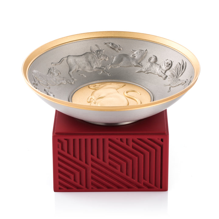 Royal Selangor 2020 Year of the Rat - Wealth Bowl — side view