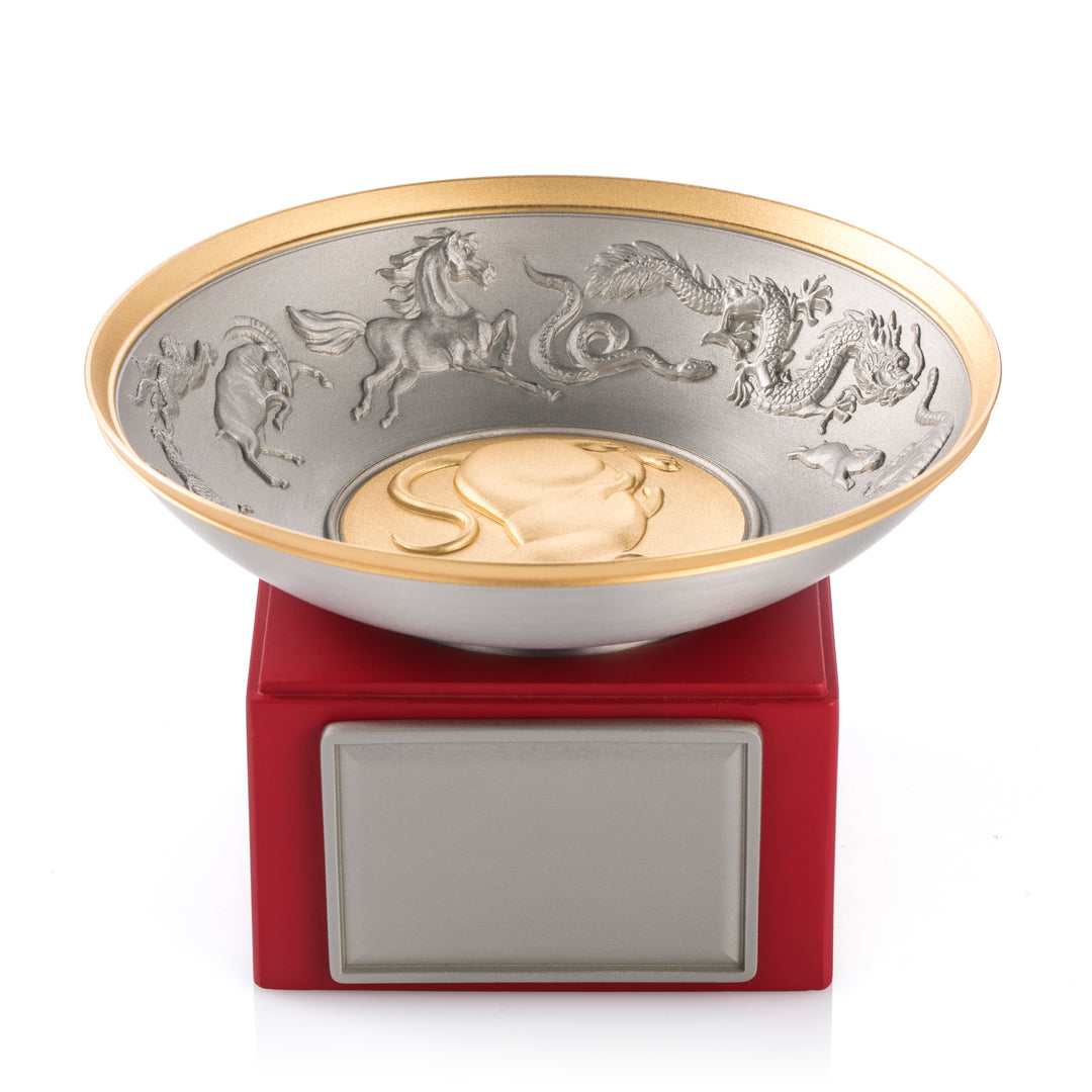 Royal Selangor 2020 Year of the Rat - Wealth Bowl — front view