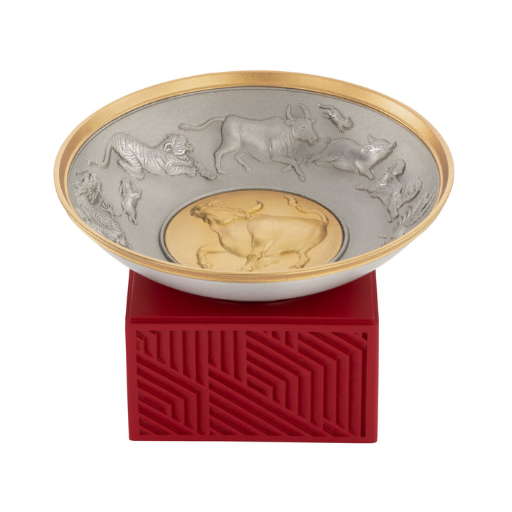 Royal Selangor 2021 Year of the Ox - Wealth Bowl — front view