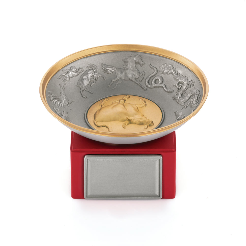 Royal Selangor 2021 Year of the Ox - Wealth Bowl — side view