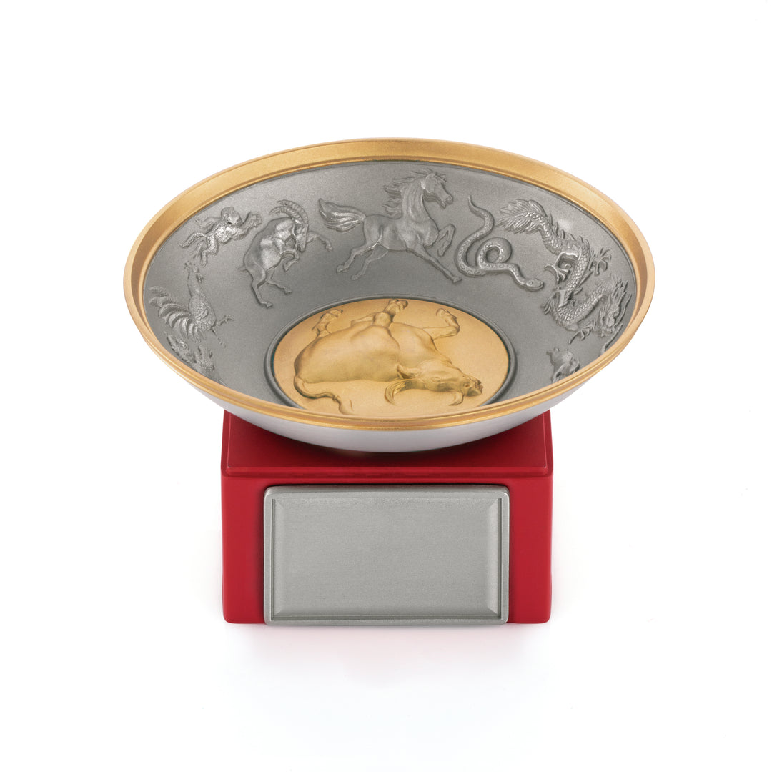 Royal Selangor 2021 Year of the Ox - Wealth Bowl — side view