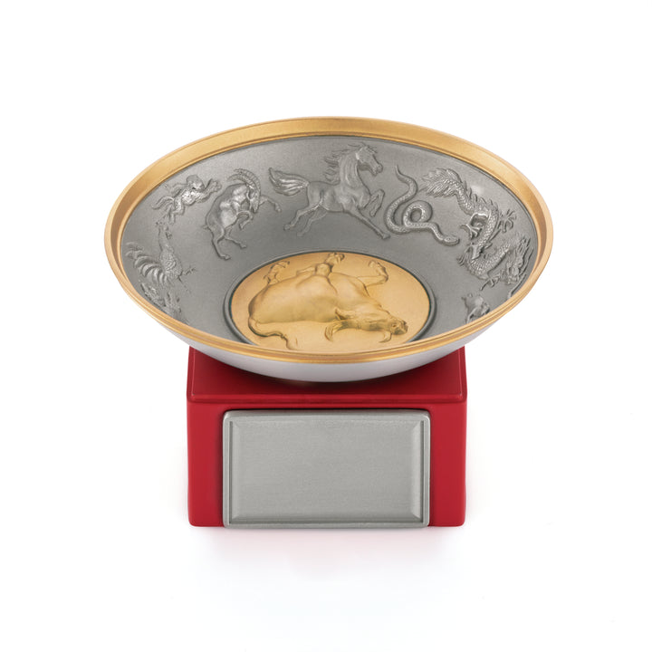 Royal Selangor 2021 Year of the Ox - Wealth Bowl — side view