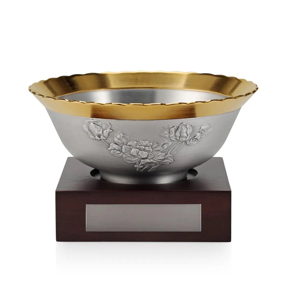 Royal Selangor Straits Expression - Phoenix & Peony Bowl — side view