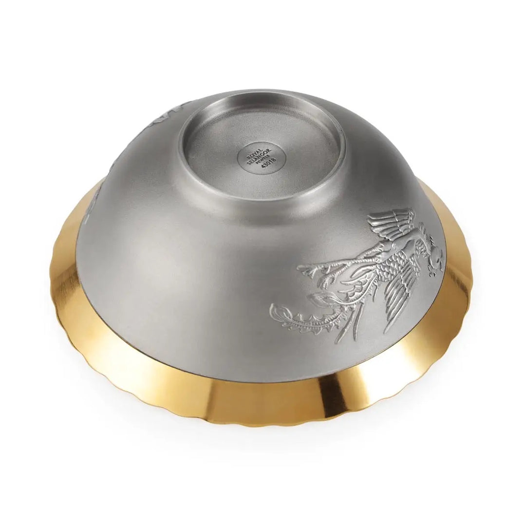 Royal Selangor Straits Expression - Phoenix &amp; Peony Bowl — with packaging