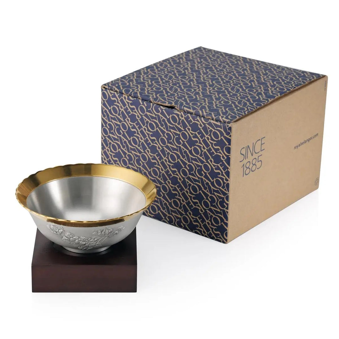 Royal Selangor Straits Expression - Phoenix &amp; Peony Bowl — in use