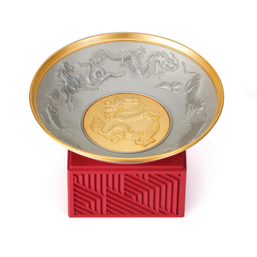 Royal Selangor 2024 Year of the Dragon - Wealth Bowl — front view