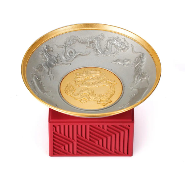 Royal Selangor 2024 Year of the Dragon - Wealth Bowl — front view