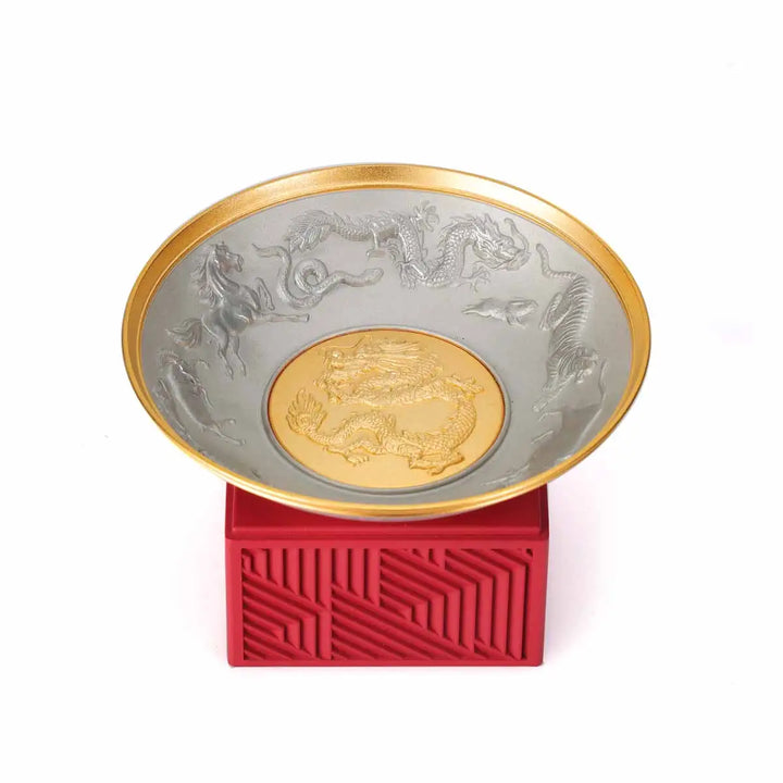 Royal Selangor 2024 Year of the Dragon - Wealth Bowl — side view