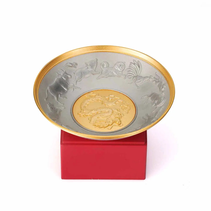 Royal Selangor 2024 Year of the Dragon - Wealth Bowl — close-up