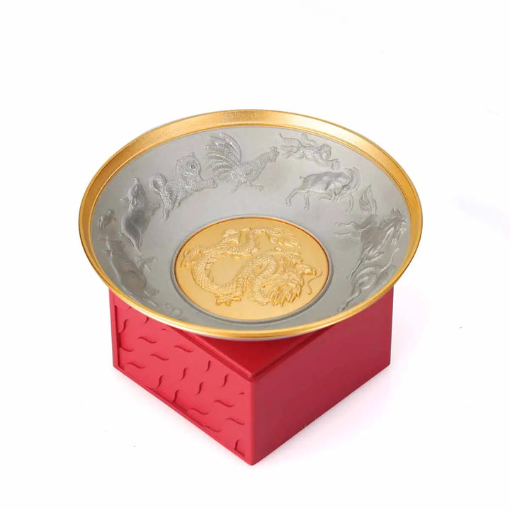 Royal Selangor 2024 Year of the Dragon - Wealth Bowl — flat lay