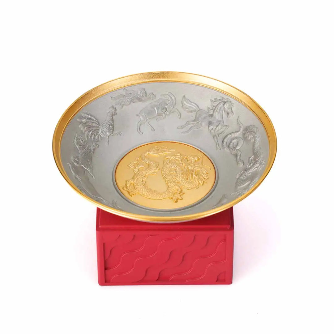 Royal Selangor 2024 Year of the Dragon - Wealth Bowl — flat lay