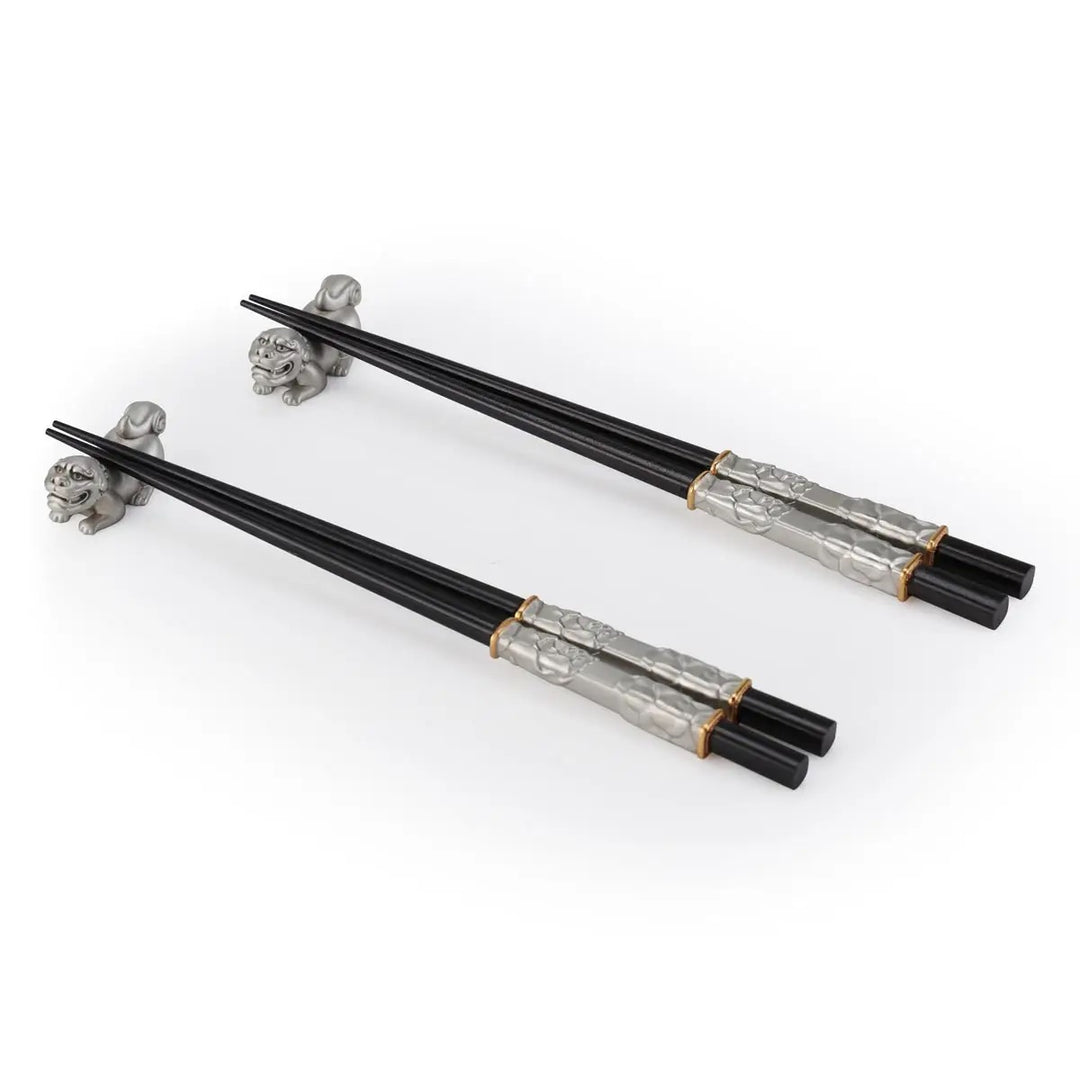 Royal Selangor Straits Expression - Gift-boxed Bowl, Chopsticks &amp; Rest Set — side view