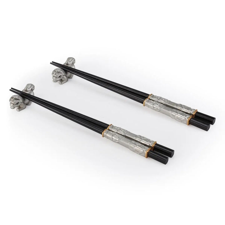 Royal Selangor Straits Expression - Gift-boxed Bowl, Chopsticks &amp; Rest Set — side view