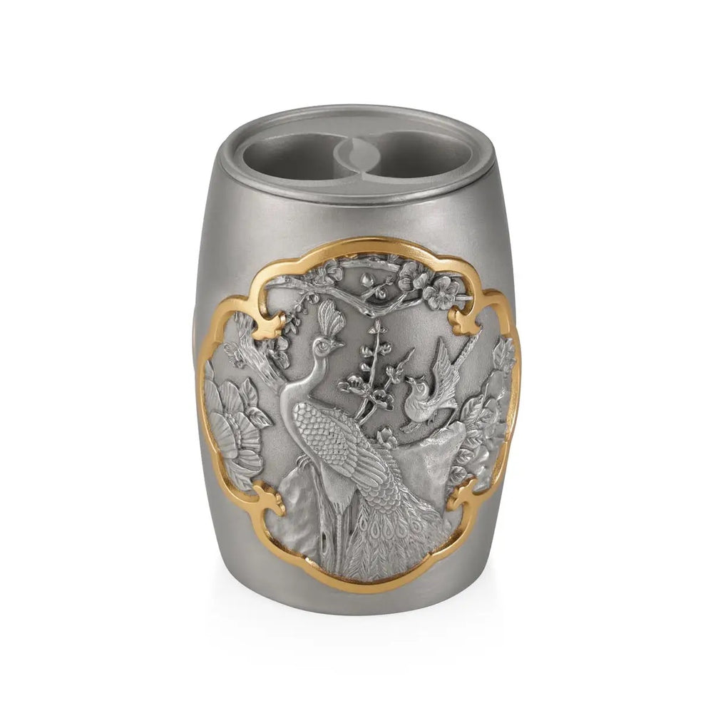 Royal Selangor Straits Expression - Peacock & Phoenix Travel Caddy — side view
