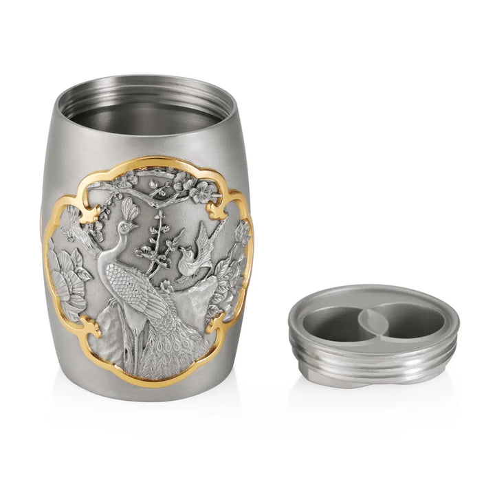 Royal Selangor Straits Expression - Peacock &amp; Phoenix Travel Caddy — front view