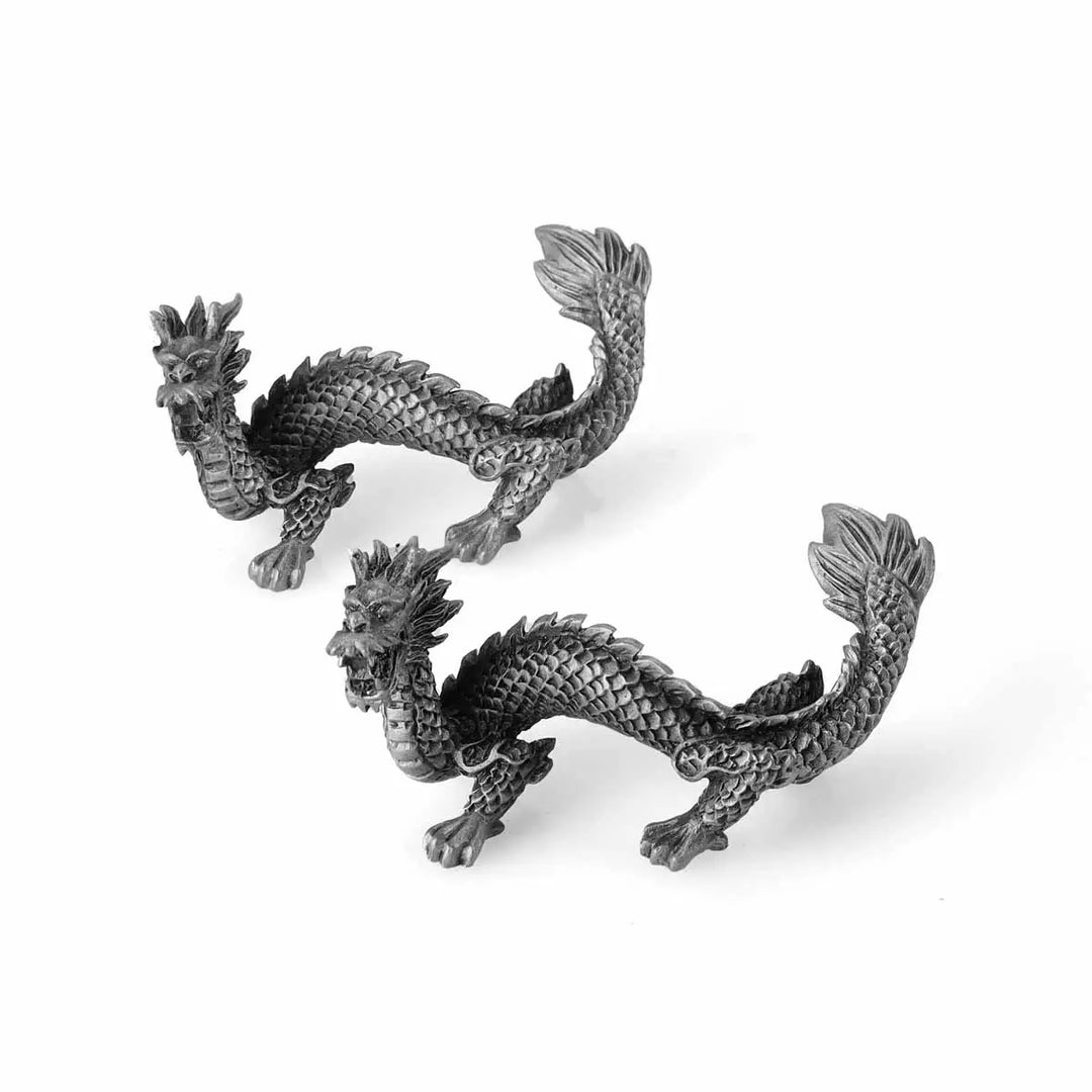 Royal Selangor 2024 Year of the Dragon - Chopstick Rest Pair — side view
