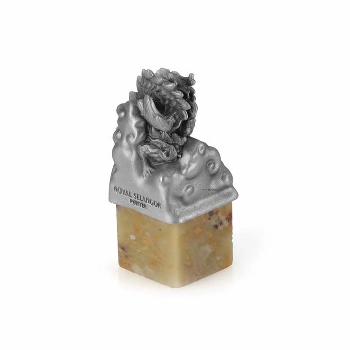 Royal Selangor 2024 Year of the Dragon - Seal — angle view