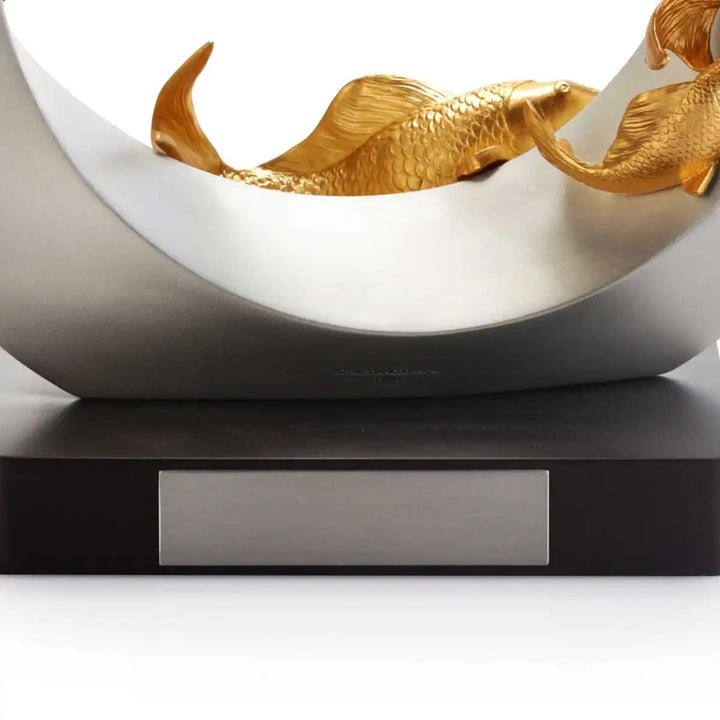 Royal Selangor Koi Centrepiece — with packaging