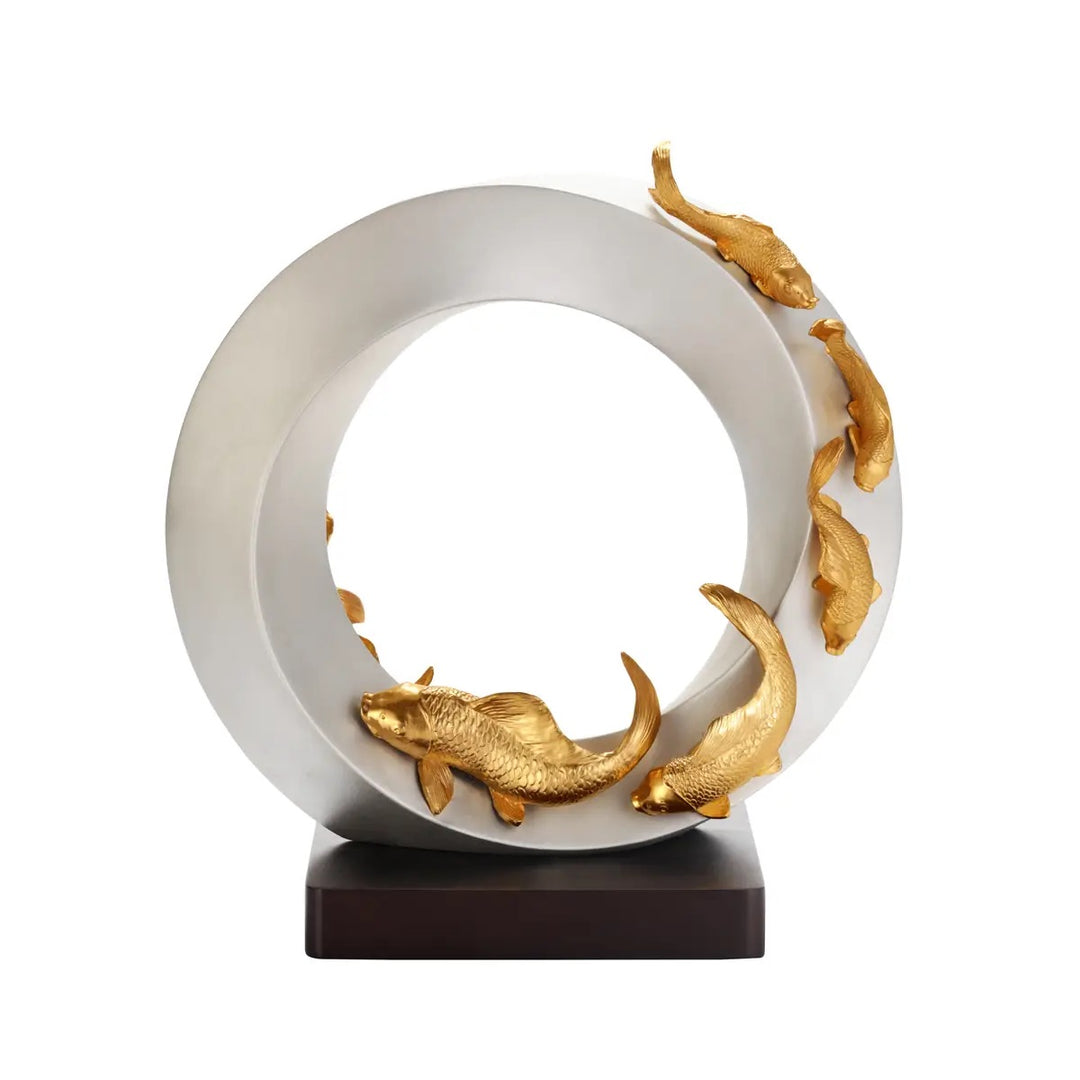 Royal Selangor Koi Centrepiece — front view