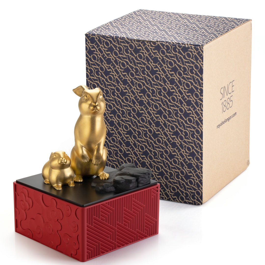 Royal Selangor 2023 Year of the Rabbit - Figurine — with packaging