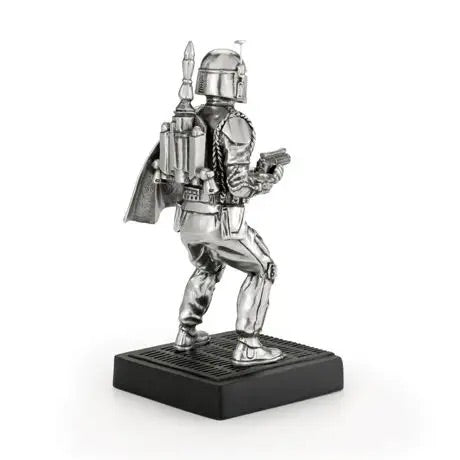 Royal Selangor Starwars Figurine - Boba Fett — side view