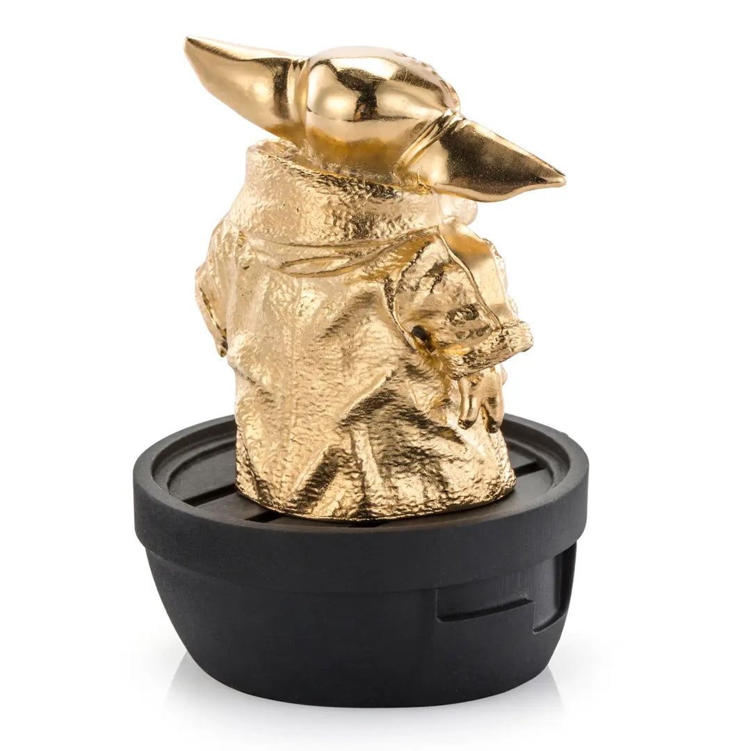 Royal Selangor Starwars Figurine - Limited Edition Gilt Grogu — with packaging