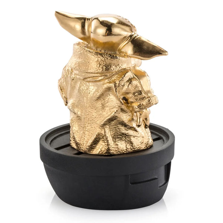 Royal Selangor Starwars Figurine - Limited Edition Gilt Grogu — with packaging
