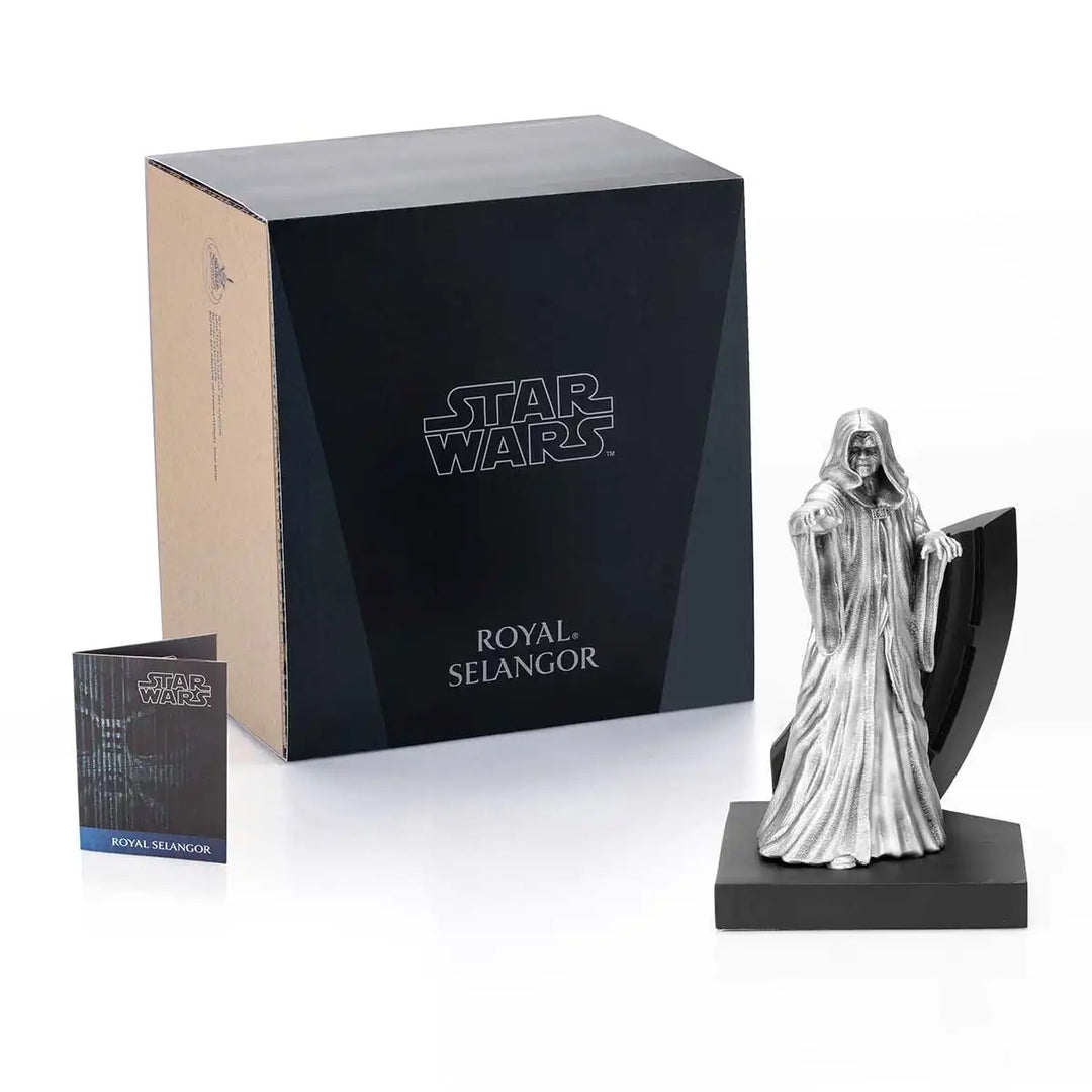 Royal Selangor Starwars Figurine - Emperor Palpatine — close-up