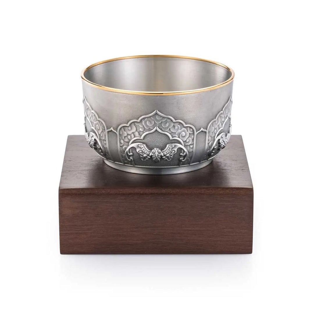 Royal Selangor Wealth Bowl - Five Blessings — detail view