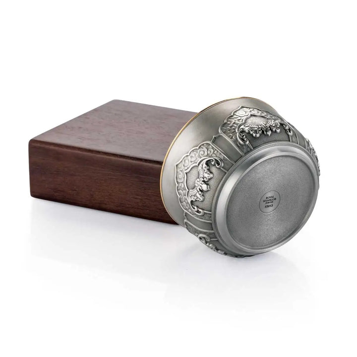 Royal Selangor Wealth Bowl - Five Blessings — angle view