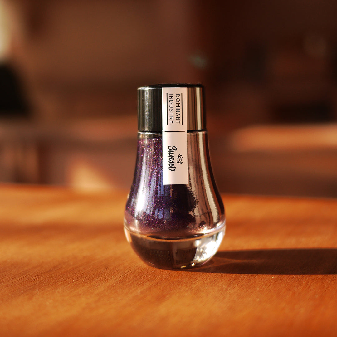 Dominant Industry Pearl 25ml Ink Bottle Sunset 020 — bottle front
