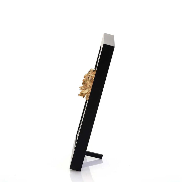 Royal Selangor Three Goldfish Plaque — in use