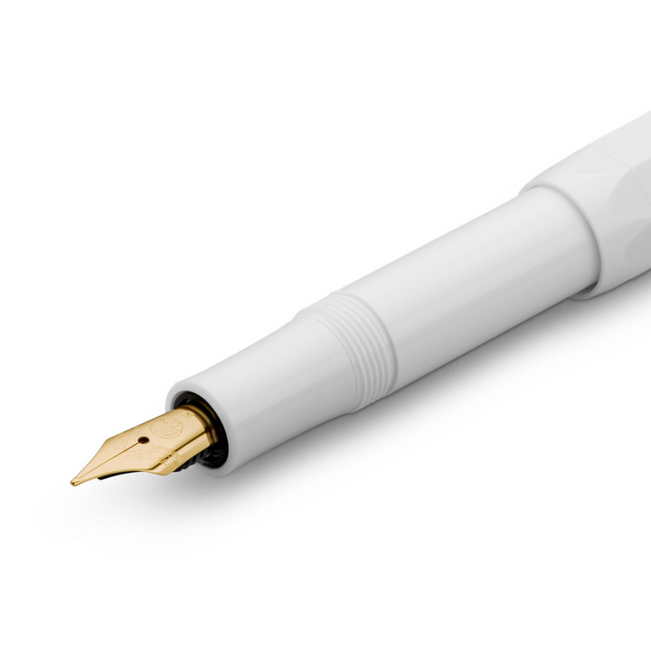 Kaweco Classic Sport Fountain Pen in White — Kaweco fountain pen — precision nib writing instrument, at Cityluxe Singapore stationery store