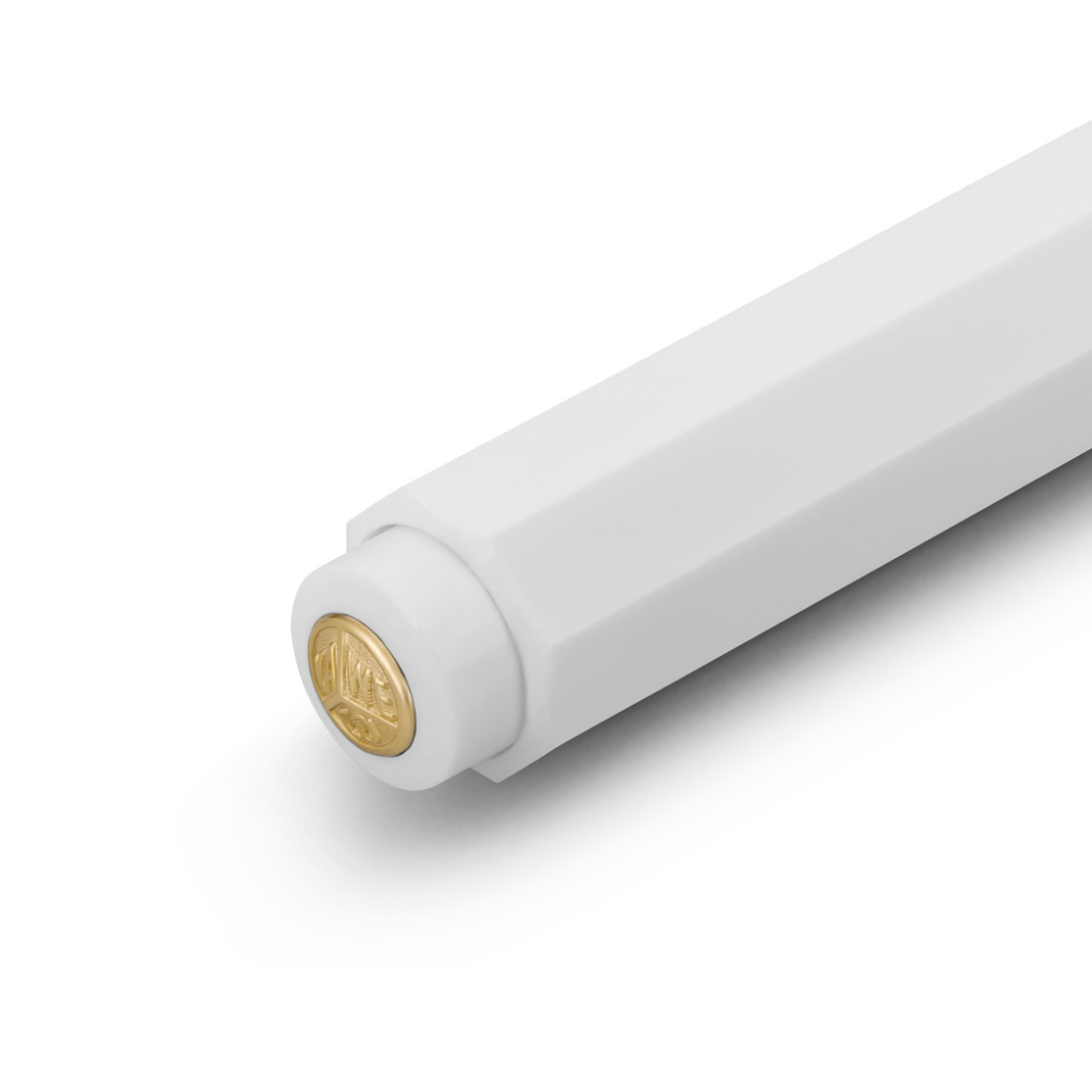 Kaweco Classic Sport Ballpoint Pen in White — Kaweco ballpoint pen — reliable smooth-writing everyday pen, at Cityluxe Singapore
