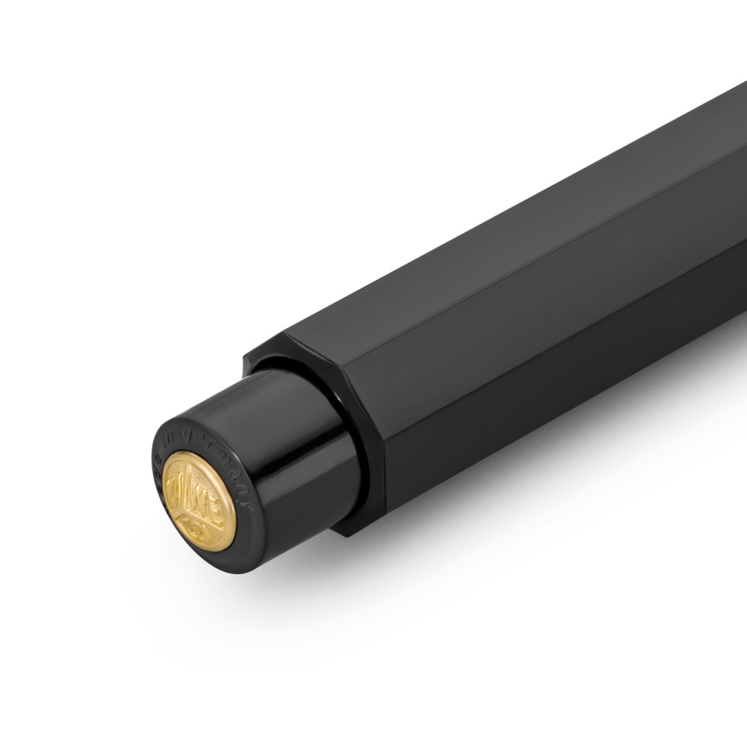 Kaweco Classic Sport Mechanical Pencil - Black — writing at an angle