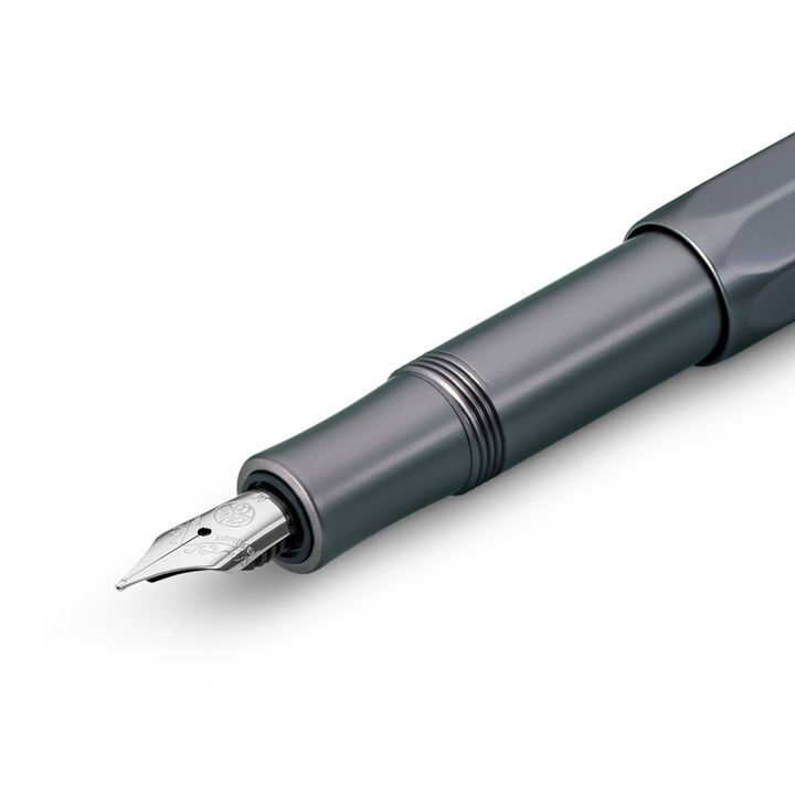 Kaweco AL Sport Fountain Pen in Anthracite — Kaweco fountain pen — precision nib writing instrument, at Cityluxe Singapore stationery store