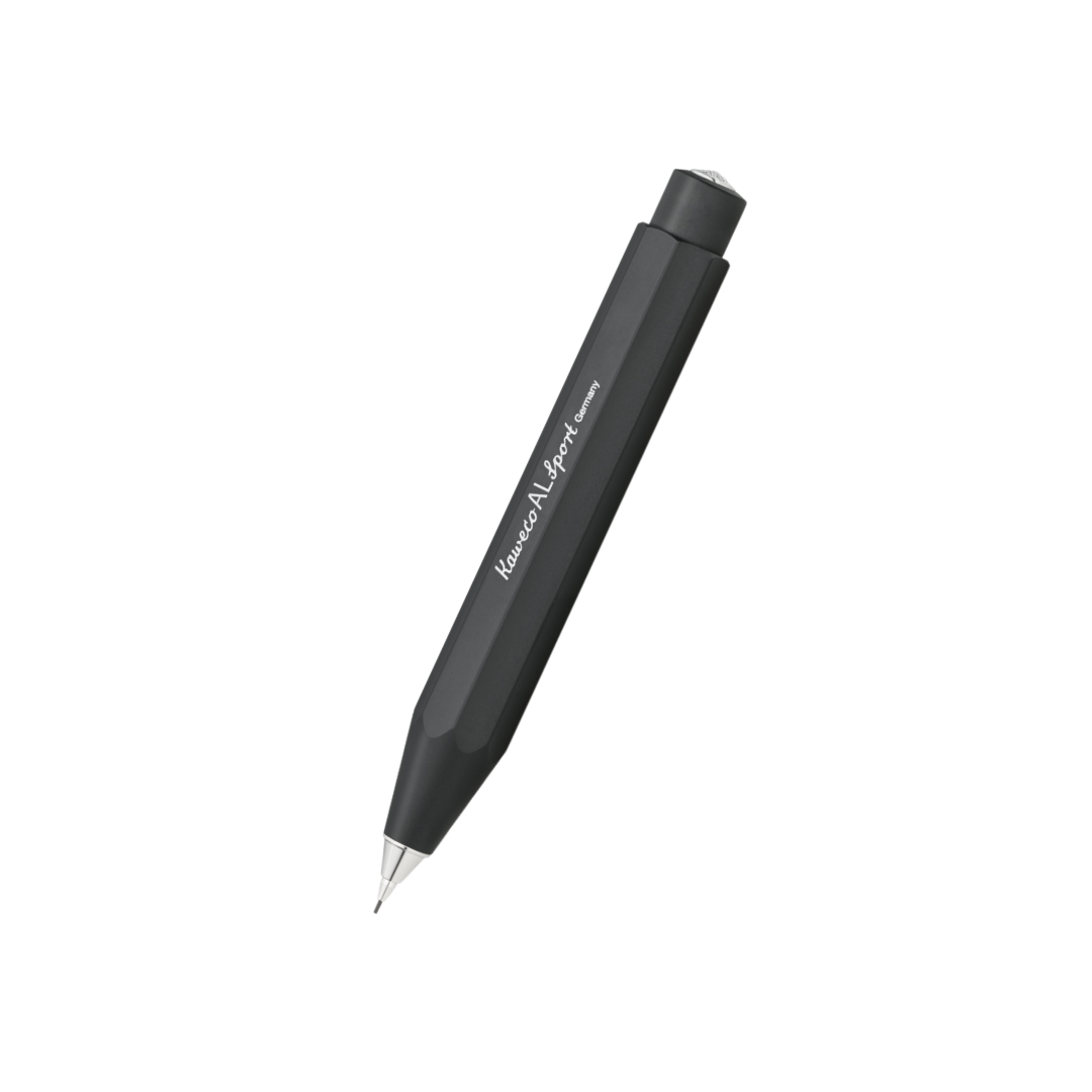 Kaweco AL Sport Mechanical Pencil - Black — capped