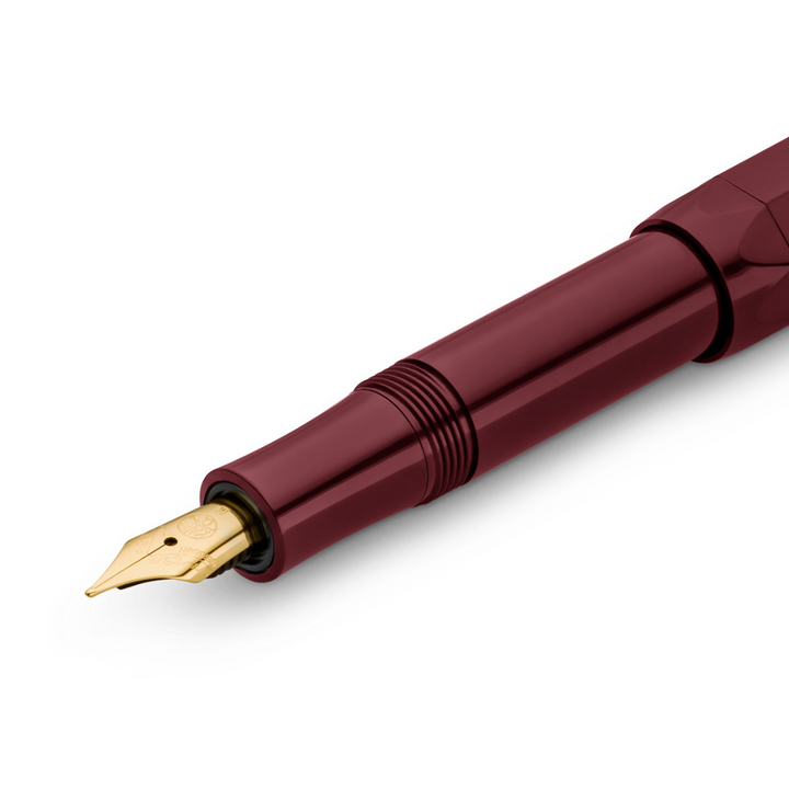 Kaweco Classic Sport Fountain Pen in Bordeaux — Kaweco fountain pen — precision nib writing instrument, at Cityluxe Singapore stationery store