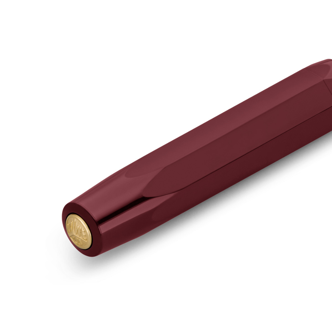 Kaweco Classic Sport Fountain Pen in Bordeaux — Kaweco fountain pen — precision nib writing instrument, at Cityluxe Singapore stationery store