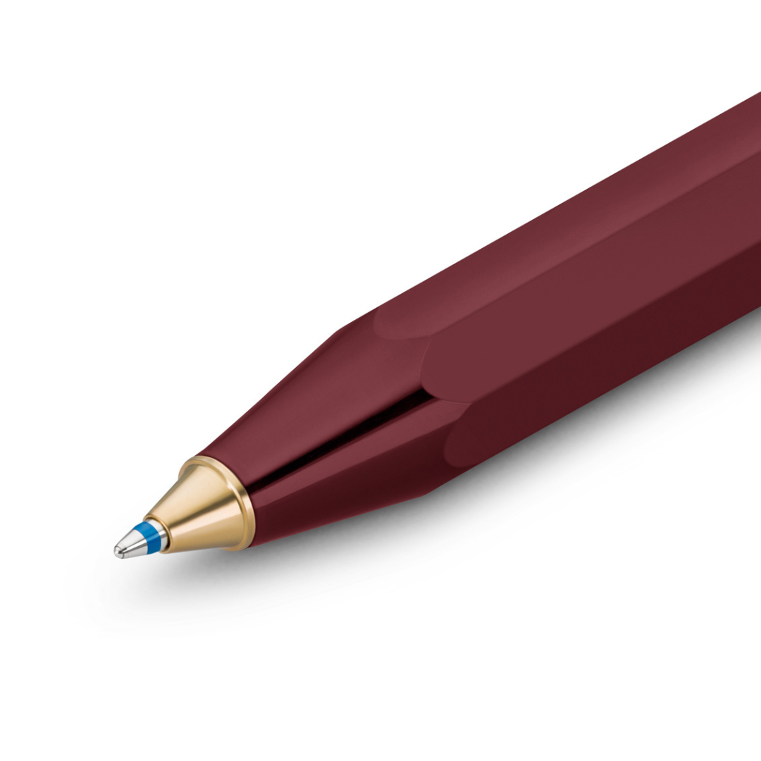 Kaweco Classic Sport Ballpoint Pen in Bordeaux — Kaweco ballpoint pen — reliable smooth-writing everyday pen, at Cityluxe Singapore