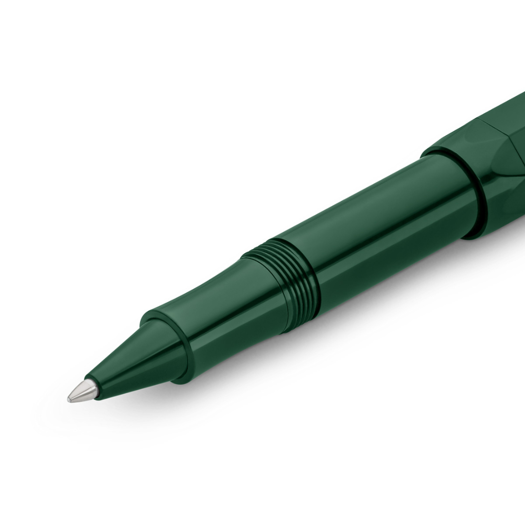 Kaweco Classic Sport Gel Roller Pen - Green — flat lay