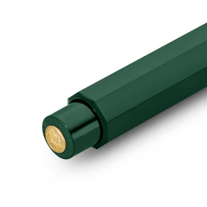 Kaweco Classic Sport Mechanical Pencil - Green — writing at an angle