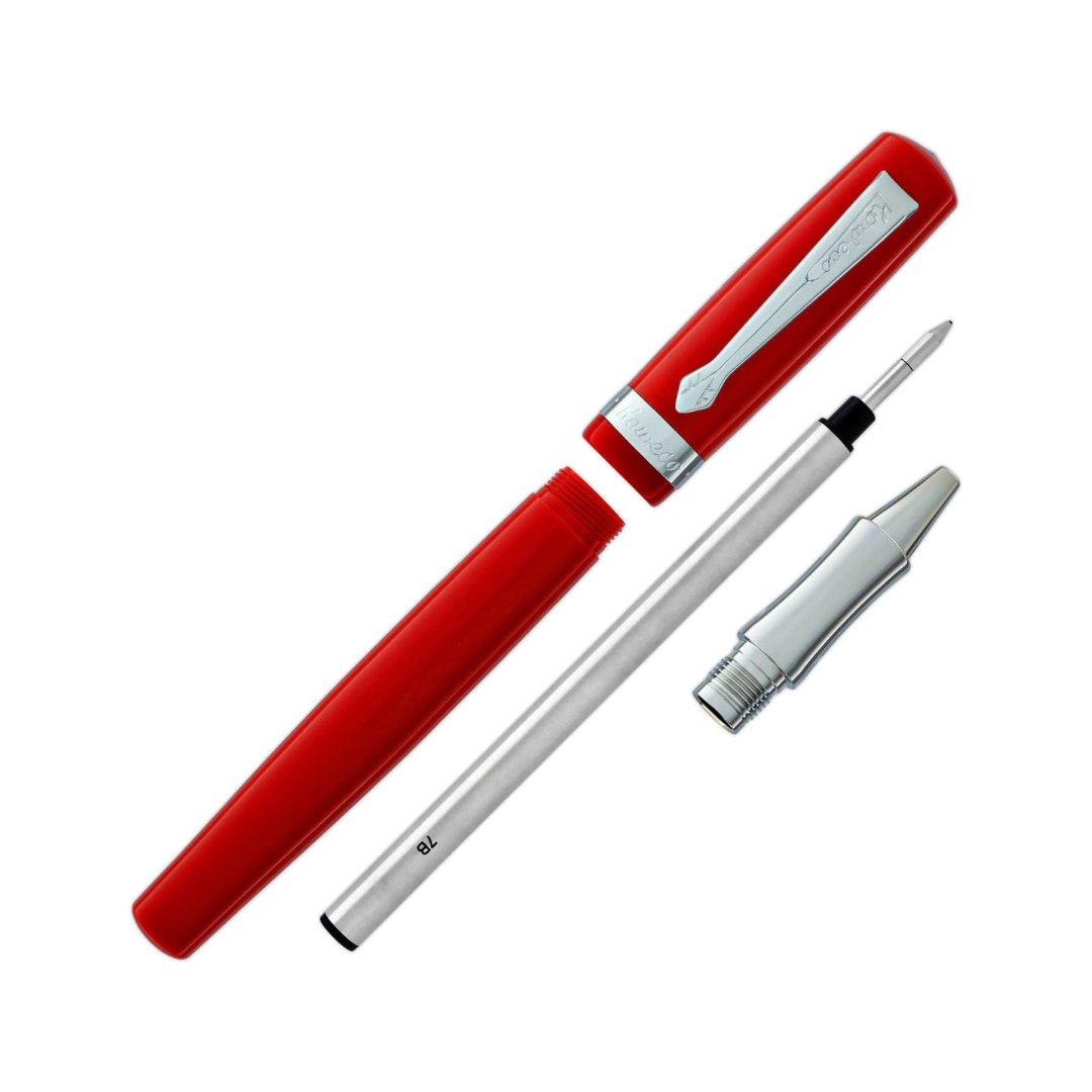 Kaweco STUDENT Rollerball Pen - Red — writing at an angle